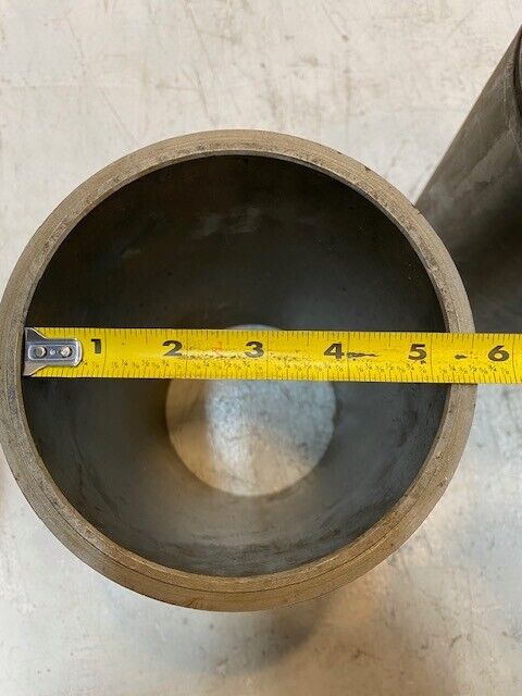 2 Qty of Cylinder Sleeves 10-1/4" Long 5-1/4" ID 5-11/16" OD 6" OD Bottom -2 Qty