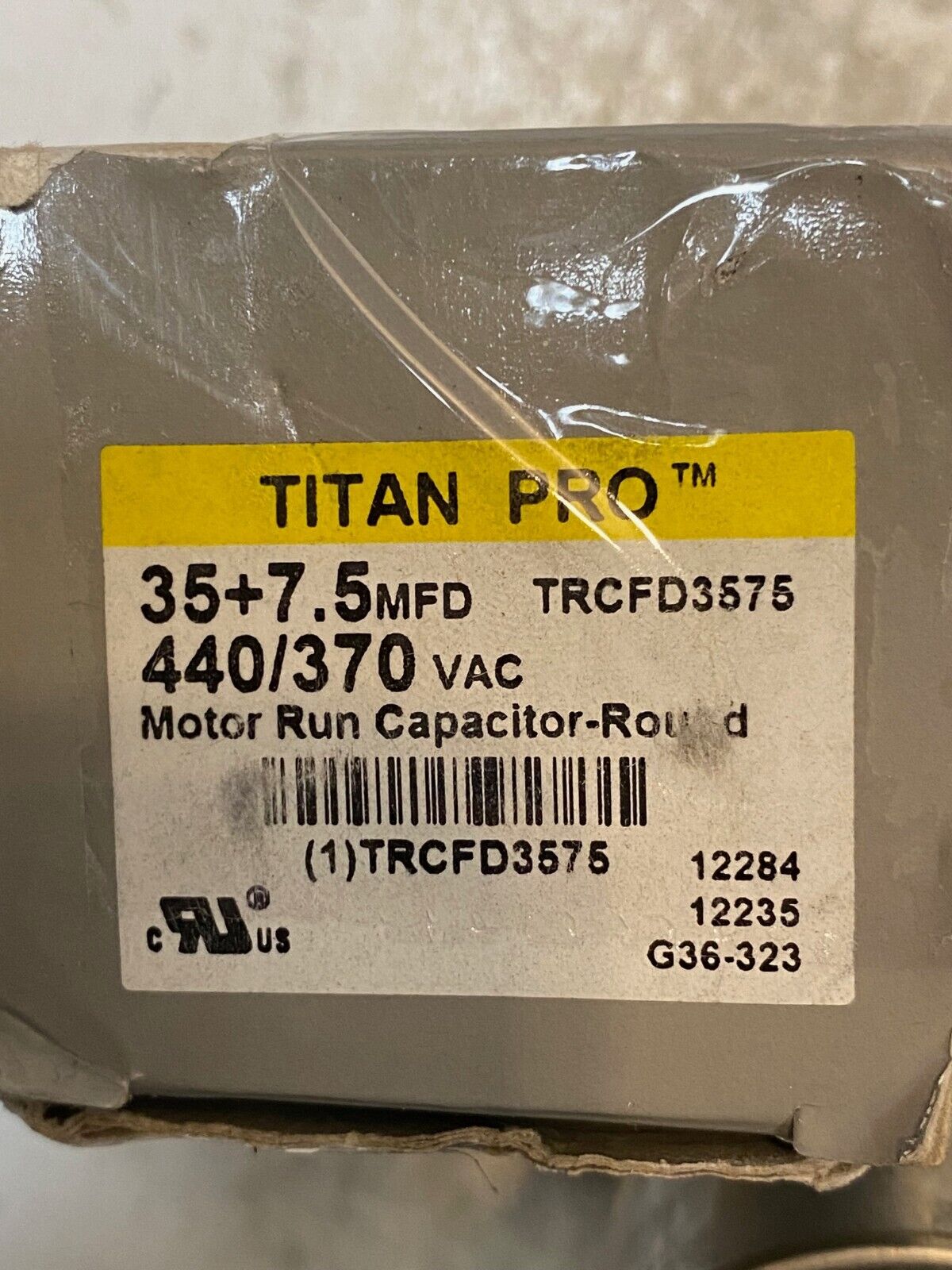 2 Qty of Titan Pro Capacitors TRCFD3575 | 35+7.5MFD 440/370VAC 50/60Hz (2 Qty)