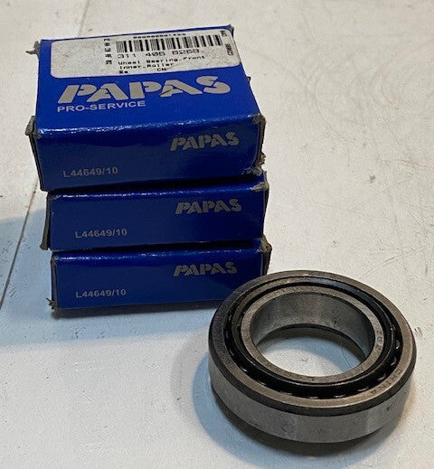 3 QUANTITY OF PAPAS TAPERED ROLLER BEARINGS L45449/10 | 311405625B (3 QUANTITY)