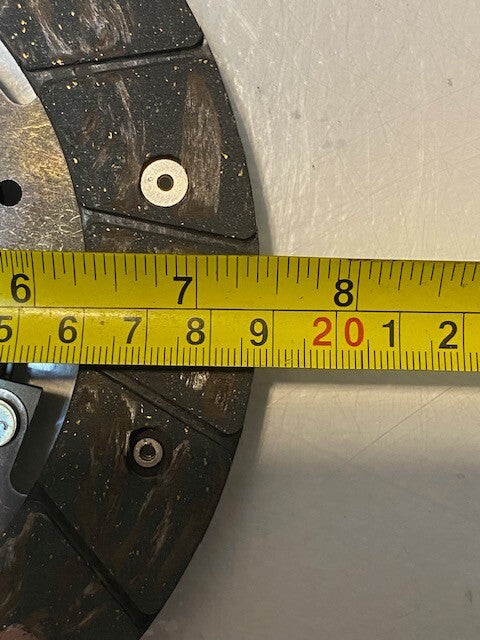 2 Quantity of ASCO VS80F Clutch Discs 20mm Bore 19-Teeth 7-3/8" Dia. (2 Qty)