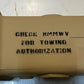 HMMWV Trailer Chassis Hitch Receiver Housing Part 19207-12479772 | MFR-01084