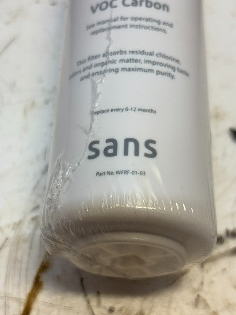 Sans Water Purifier VOC Carbon Replacement Filter | WFRF-01-03