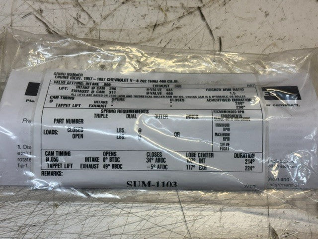 Summit Racing Classic SBC Camshaft | SUM-1103