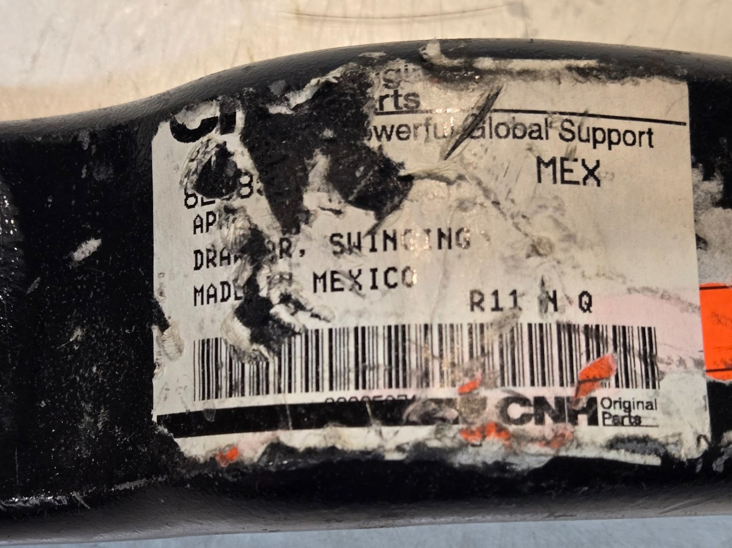 CNH Swinging Drawbar | 9.5" Long 2.5" Wide 1" Thick | 33.5 mm Clevis Hole