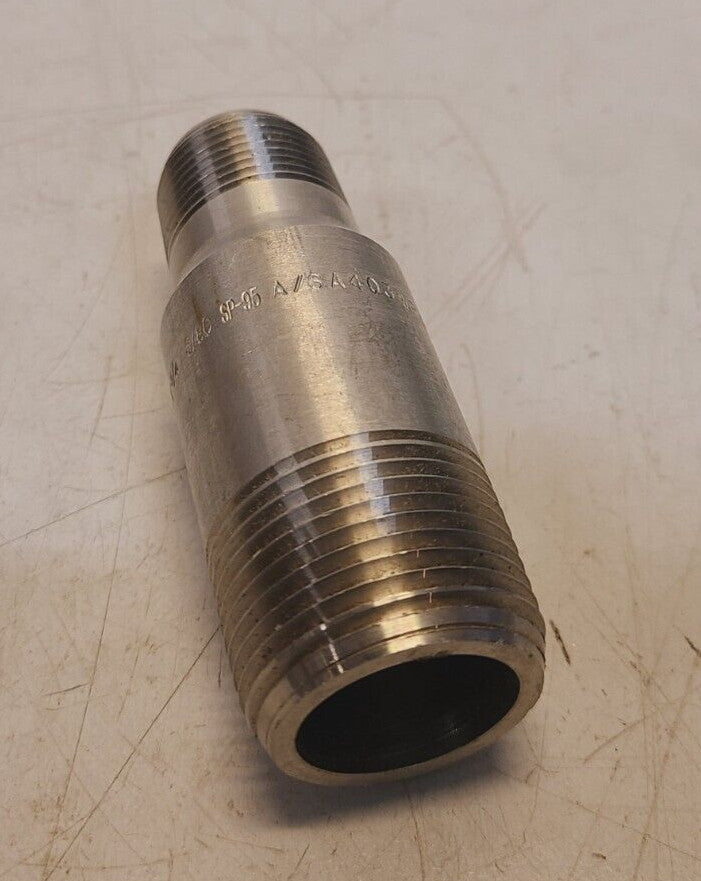 2 Quantity of Steel Heavy Swage Nipples 1 x 3/4 | S/80 SP-95 | 08037 (2 Qty)