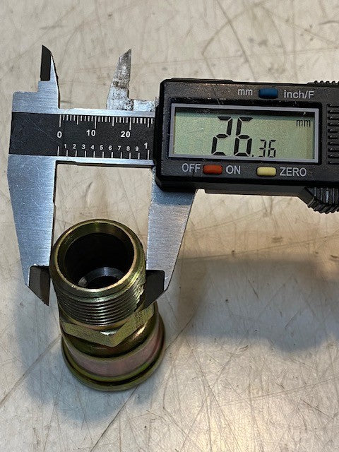 2 Quantity of Parker Crimp Style Hydraulic Hose Fittings 10126-12-12 (2 Qty)