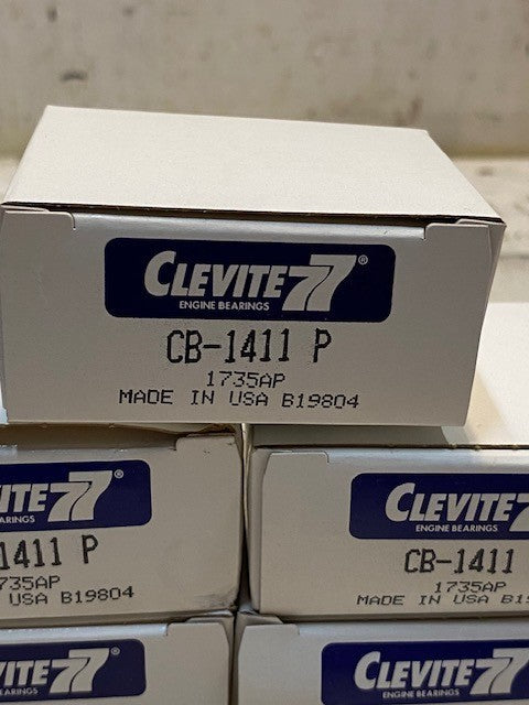 5 Pair of Clevite 77 Connecting Rod Bearings CB-1411P (10 Pieces Total)