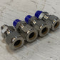 4 Gyrolok 316 Male Connectors (4 qty)