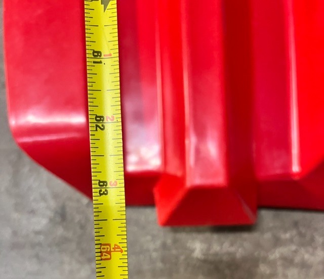 Point 65° N Sweden Modular Kayak Middle Piece Center Module Hull Section Red