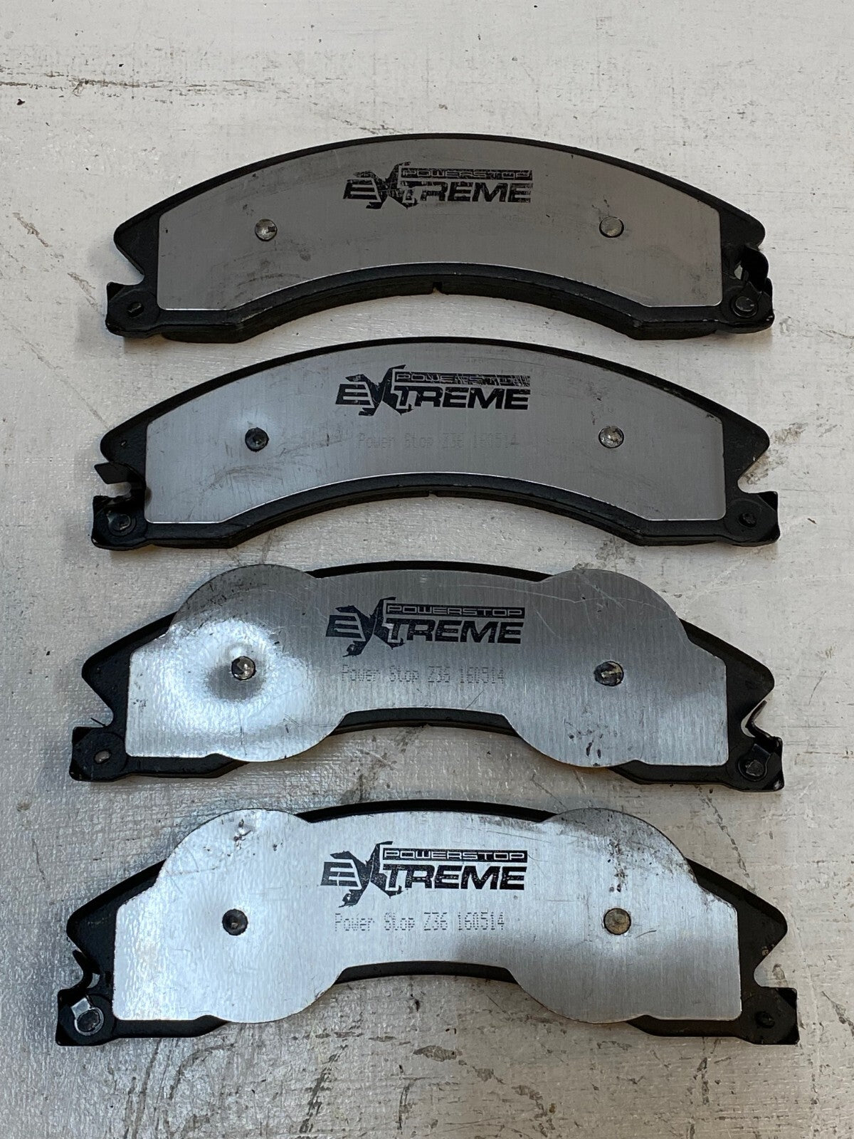 Set of 4 Powerstop Extreme Brake Pads Z36-160514
