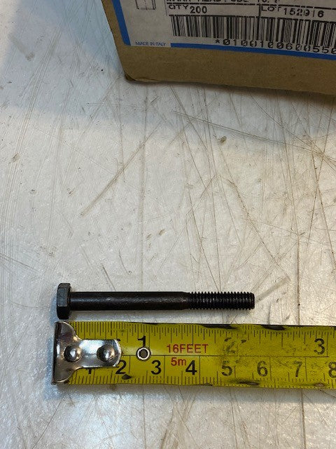 Box of 200 SBE 10.9 M-6x55 Hex Screws UNI 5737 DIN 931 ISO 4014