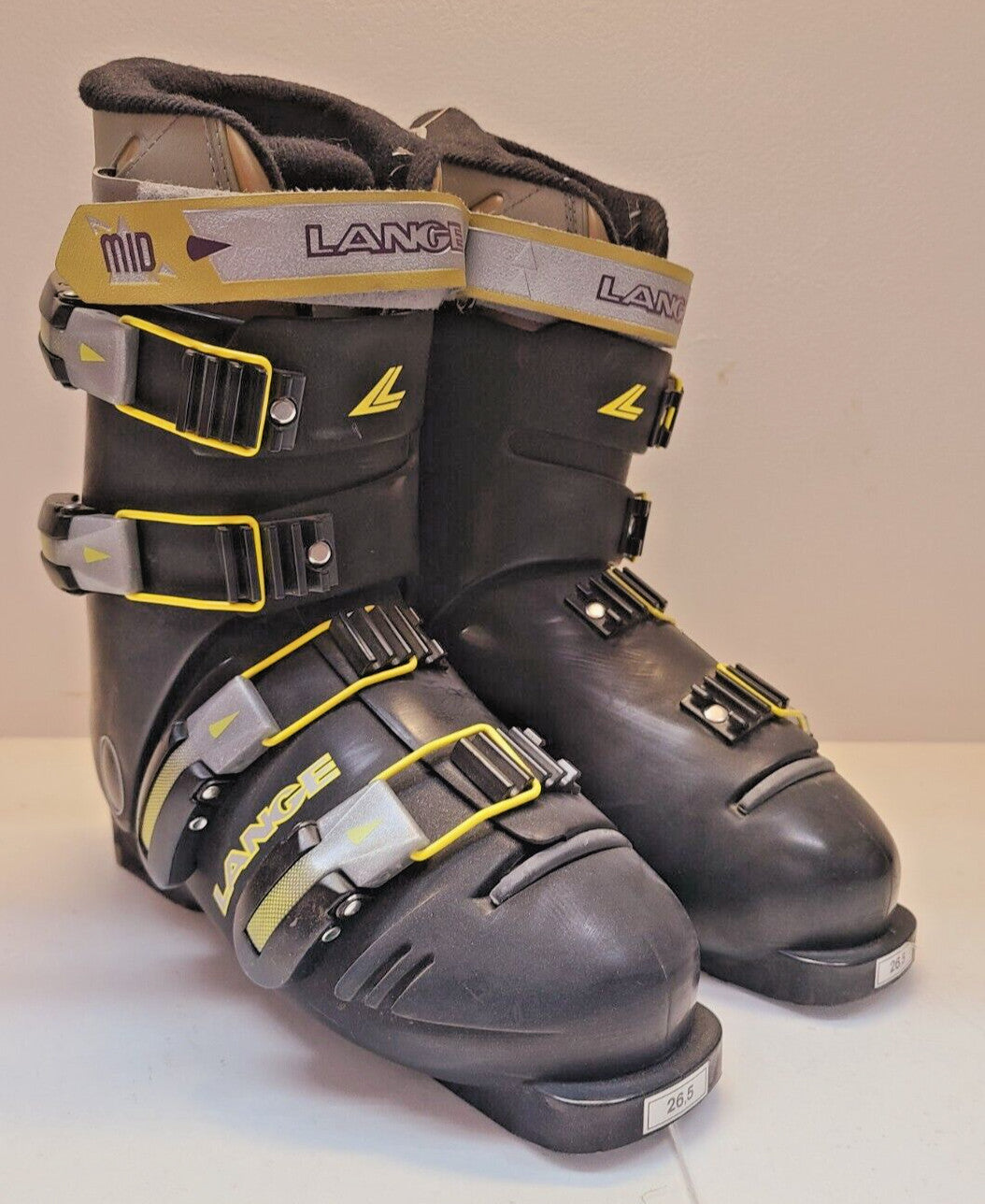 Lange Downhill Ski Boots Mid 4.61 | Yellow 26.5 | 3076791 | C30767595