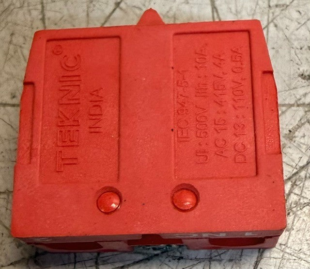 7 Quantity Teknic S2 Normally Closed Push-Button Contact Block IEC-60947-5-1