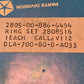 Mopar Piston Ring Set 2808516 | 2805-00-886-6494 | DLA-700-80-D-A033