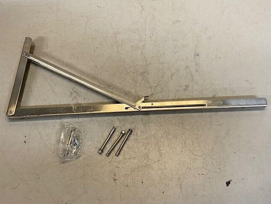 (3 Quantity) AOLISHENG Pair of 24 Inch Folding Shelf Brackets (6 Quantity Total)