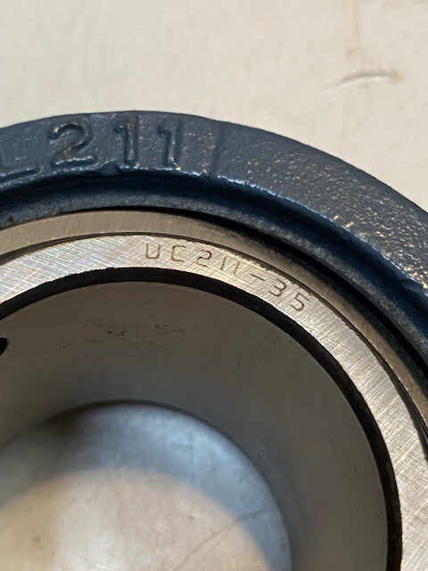 2-Bolt Flange Bearing FL211 Insert Bearing UC211-35 | 55mm Bore 18mm Bolt Holes