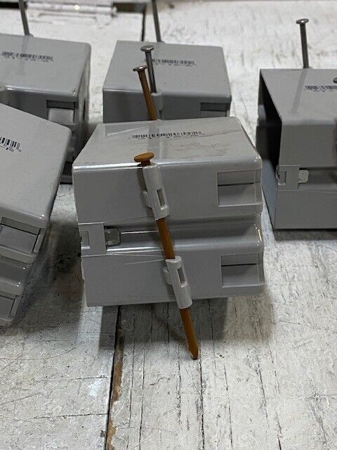 7 Qty of P&S Gray 1-Gang Switch and Outlet Nail-On Shallow Boxes S1-18-R (7 Qty)