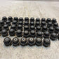 46 Quantity of Erico Black Insulators 5mm Bore 29mm OD 25mm Tall (46 Quantity)