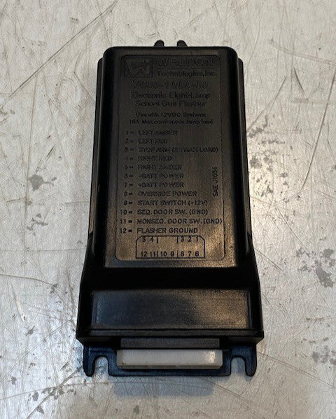 Weldon 7000-1000-00 Electronic Eight-Lamp School Bus Flasher 16A Max