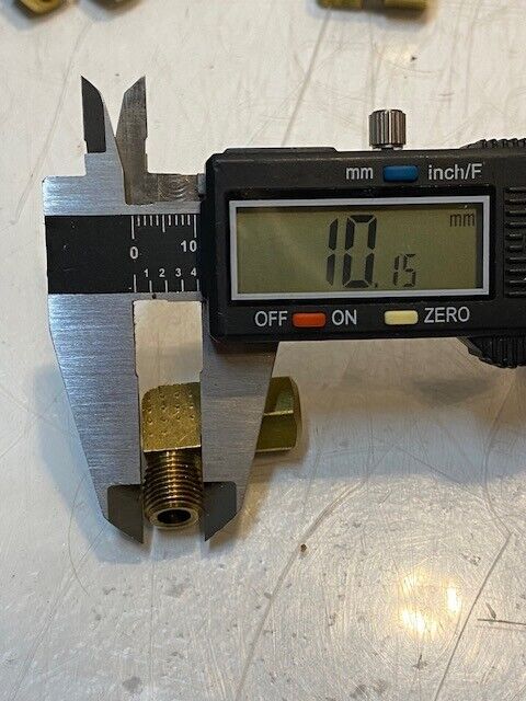 65 Qty of AF 90 Degree Brass Compression Elbow Fittings 10mm & 11mm Threads