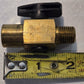 4 Quantity of Quarter Turn Plug Valves 1/4" FPT x 1/4" MPT for Parker (4 Qty)