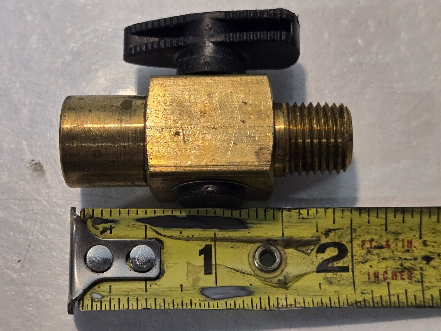 4 Quantity of Quarter Turn Plug Valves 1/4" FPT x 1/4" MPT for Parker (4 Qty)