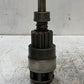 Valve Stem Gear Shaft 8-3/4" Length 20mm Shaft 25mm Bore 75mm OD