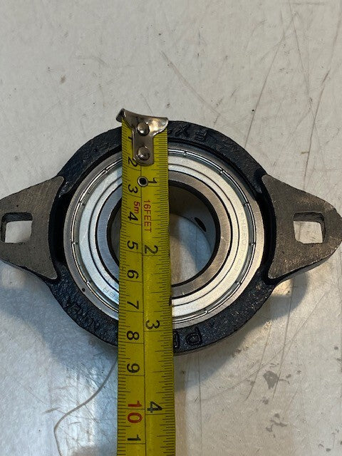 PEER 2-Bolt Flange FX207 Insert Bearing FHS207-23 | 36mm Bore 4-3/4" L 3-1/4" W