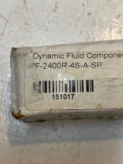 PVS Sensors Dynamic Fluid Component BPF-2400R-4S-A-SP Pressure Switch 151017