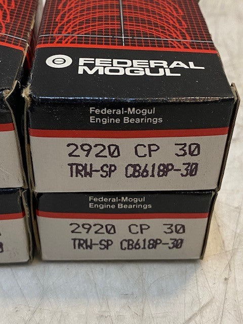 4 Pair of Federal Mogul Connecting Rod Bearings 2920CP30 (8 Pieces Total)