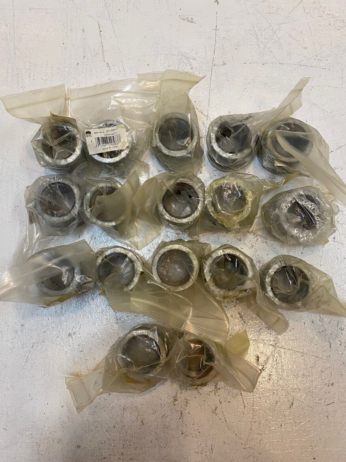 17 Quantity of Mueller Couplings 1" | 511-205HC | NSF61-4 (17 Quantity)