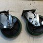2 Quantity of Encore 4 Series 6" Swivel Green Caster Wheels 6x2 (2 Quantity)