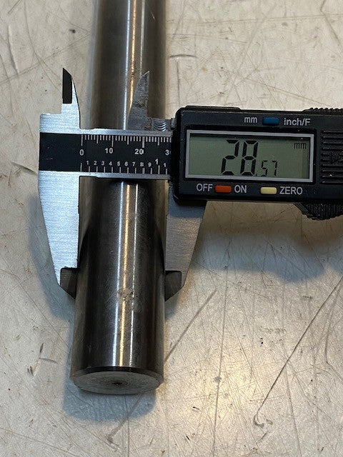 Clutch Input Rear Axle Gear Shaft 11-5/8" Long 28mm 17-Spline 29mm OD