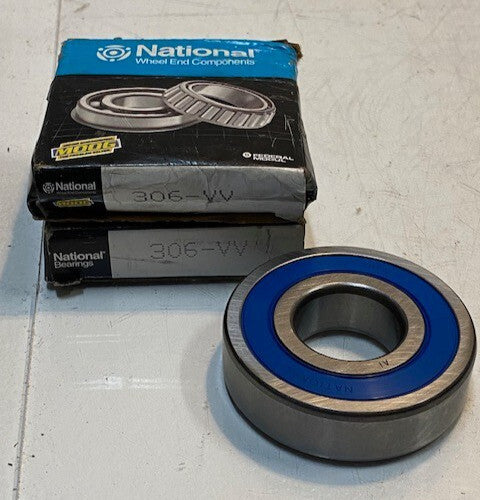 2 Quantity of National Bearings 306-VV 72mm OD 30mm Bore 19mm Thick (2 Quantity)