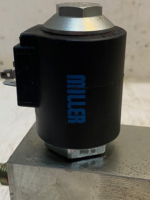 Miller Hydraulic Solenoid Valve Block Max Torque 7-10 ft-lbs VOHFL001204