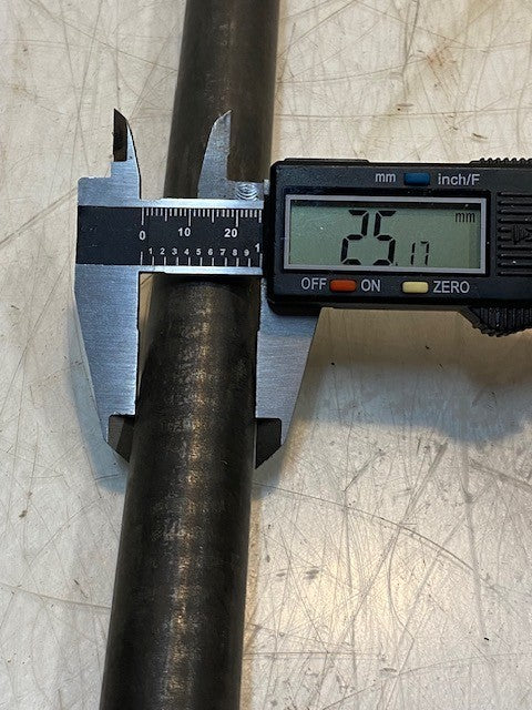 Rear Axle Shaft 24-1/2" Long 16mm End 25mm Main Shaft 20mm End 24-Spline