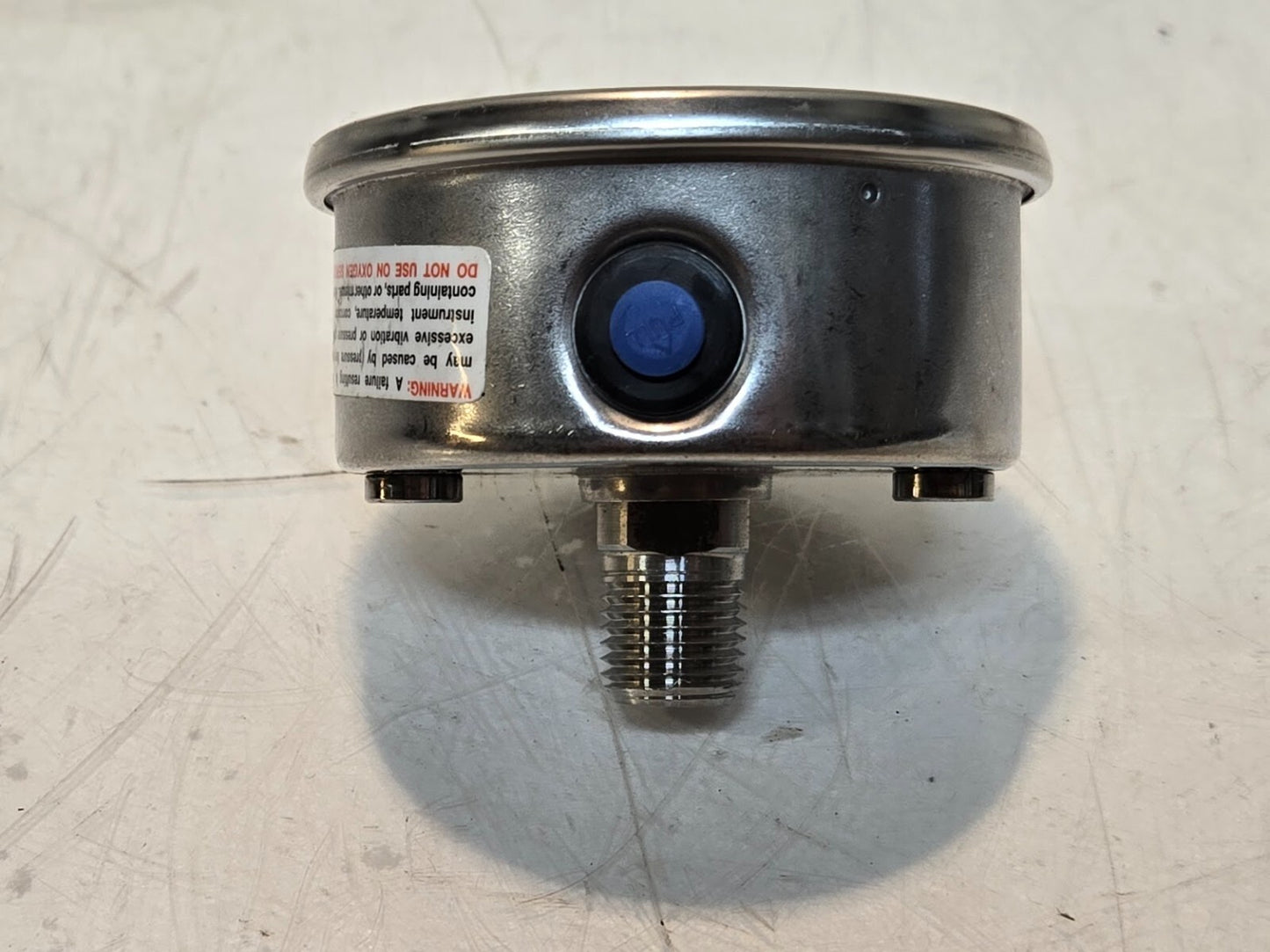 Ashcroft 1008 60mm Pressure Gauge 0-100 PSI | 2-11/16" OD | 1/4" NPT Back Mount