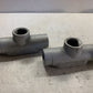 Box of 2 Crouse Hinds TB57 1-1/2" T Condulet Body Form 7 Conduit Body