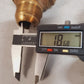 Ford Meter Box Valve 3/4" AWWA x Flare Brass