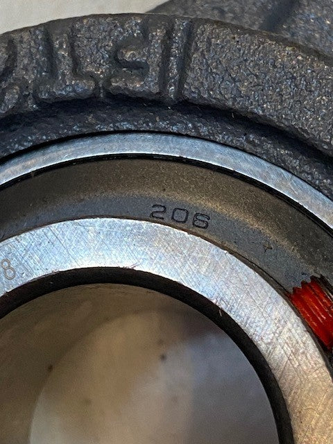 2 Qty of PEER 2-Bolt Flange FT206 Insert Bearing UC206-18 | 28mm Bore (2 Qty)