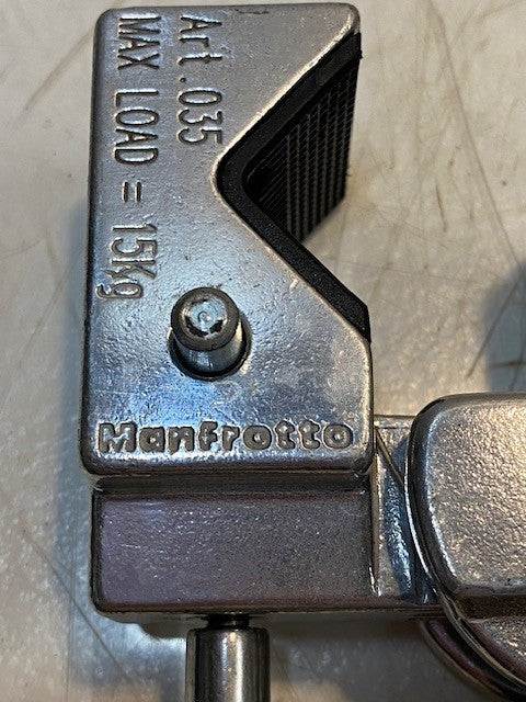 Manfrotto Super Clamp Art .035 Max Load 15Kg 2006 TUV