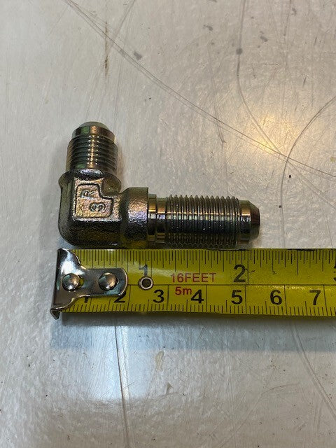 10 Qty of 3R Bulkhead Elbow Hydraulic Adapters 2-1/8" L 14mm Thread (10 Qty)