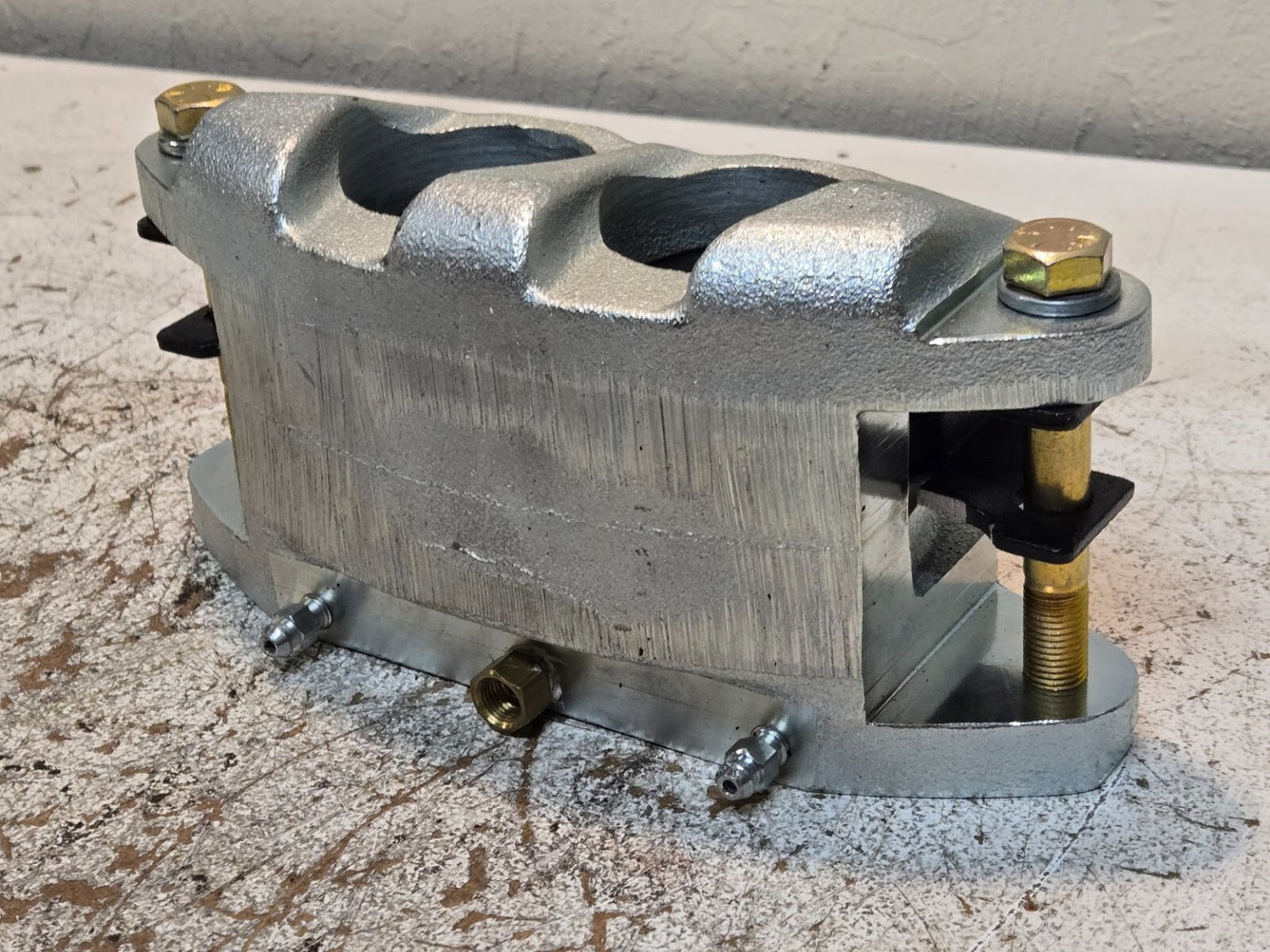 Brake Caliper and Pads 100449 | 8 1/4" Long 4" Wide 3 1/2" Tall