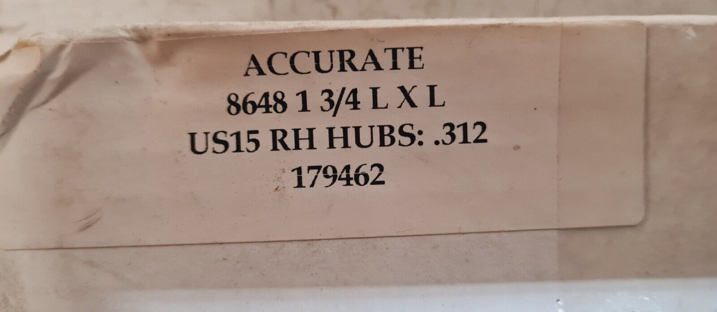 Accurate Stamford Conn Mortise Lock 179462 | 8648 1 3/4 L x L US15 RH HUBS .312