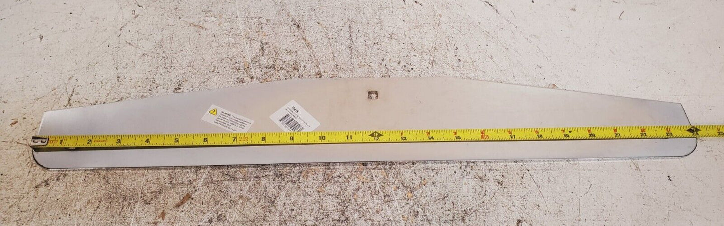 Chrome 4"x24" Bottom Plate 10416