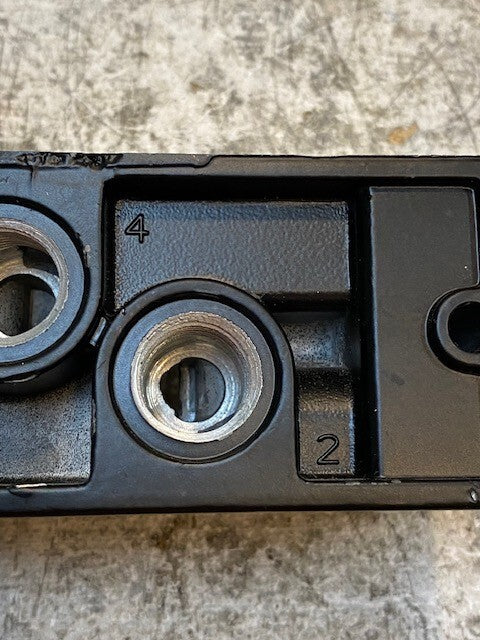 Pneumatic Solenoid Sub-Base Manifold 6" Long 2-1/8" Wide 1-7/8" Deep