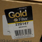 NAPA Gold Filter 220147 | SS10147 Gold Crankcase Vent Filter