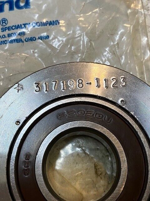 Diamond Power 317198-1123 | NSK 6205DU 25mm Bore 77mm OD 18mm Thick