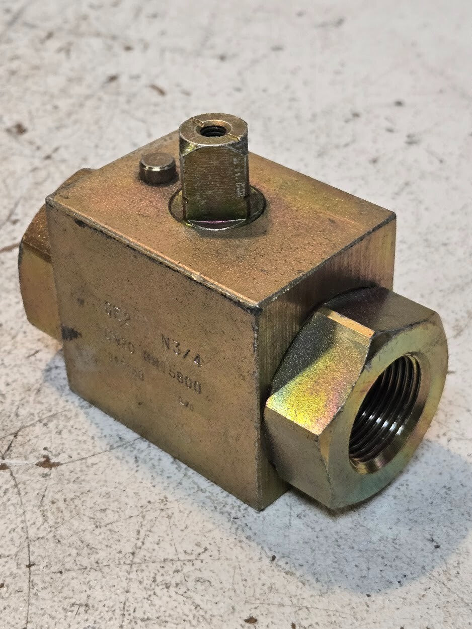 High Pressure 3/4" Ball Valve GE2 DN20 PSI5800 1111AB