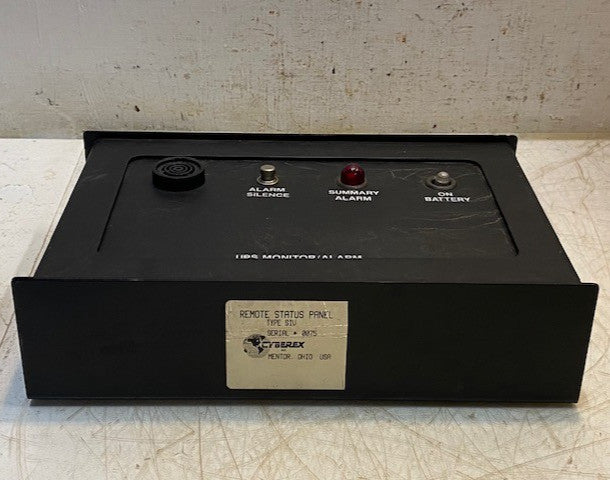 Cyberex Remote Status Panel Type SIV Serial 0075